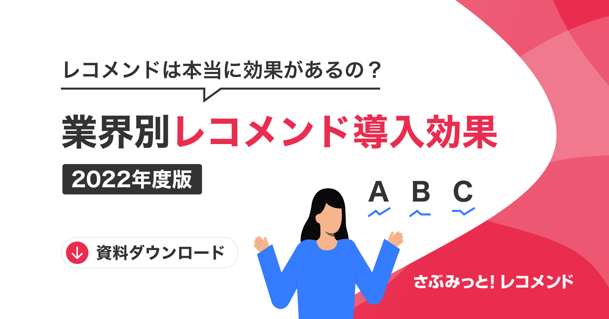 業界別のレコメンド導入効果 ～2022年～